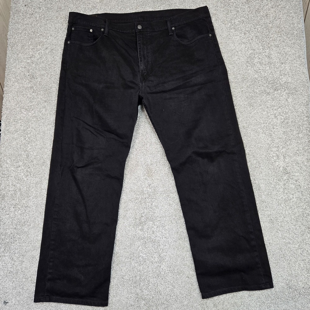 Levi's 569 jeans Men's 42x32 Black Relaxed straight loose stretch